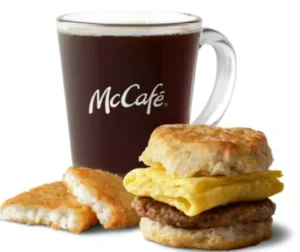 Sausage Biscuit with Egg Meal