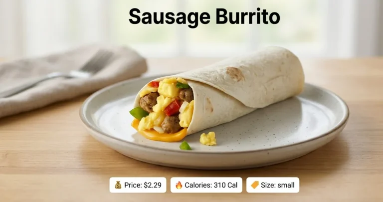 Sausage Breakfast Burrito