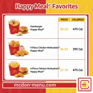 McDonald’s happy meals  