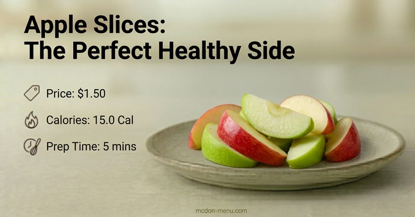 Apple Slices $1.50 | 15.0 Cal.