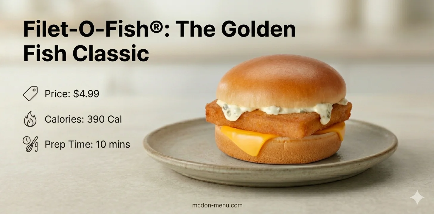 Filet-O-Fish® $4.99 | 390 Cal