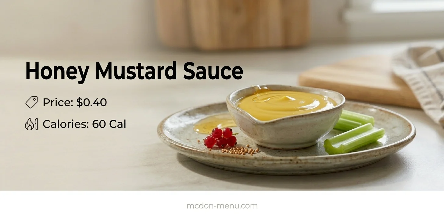 Honey Mustard Sauce $0.40 | 60 Cal