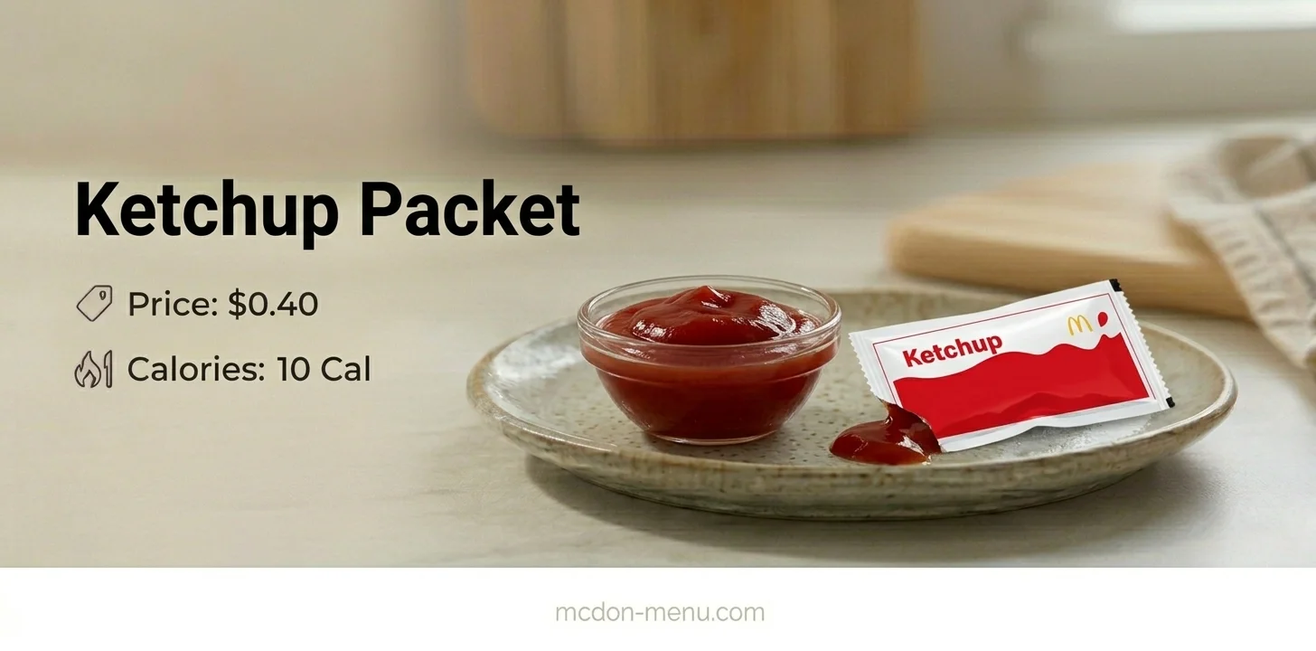 Ketchup Packet $0.40 | 10 Cal