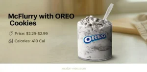 McFlurry with OREO Cookies $2.29-$2.99 | 410 Cal