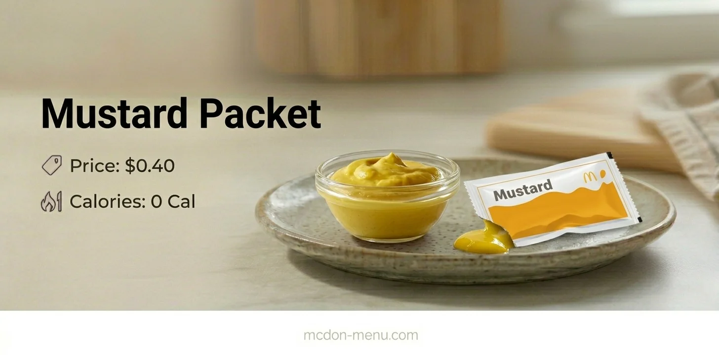 Mustard Packet $0.40 | 0 Cal