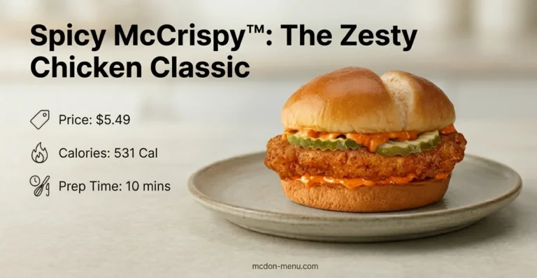 Spicy McCrispy™ $5.49 | 531 Cal
