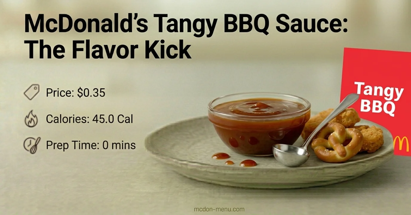 Tangy BBQ Sauce $0.35 | 45.0 Cal.