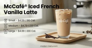 McCafé Iced French Vanilla Latte