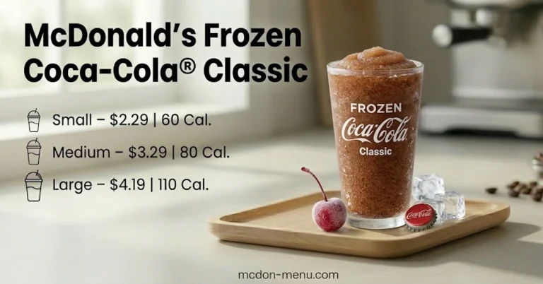 McDonald’s Frozen Coca-Cola® Classic