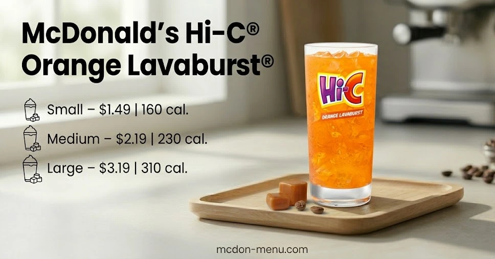 McDonald’s Hi-C® Orange Lavaburst®