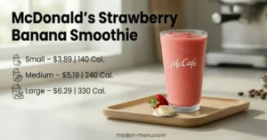 McDonald's Strawberry Banana Smoothie